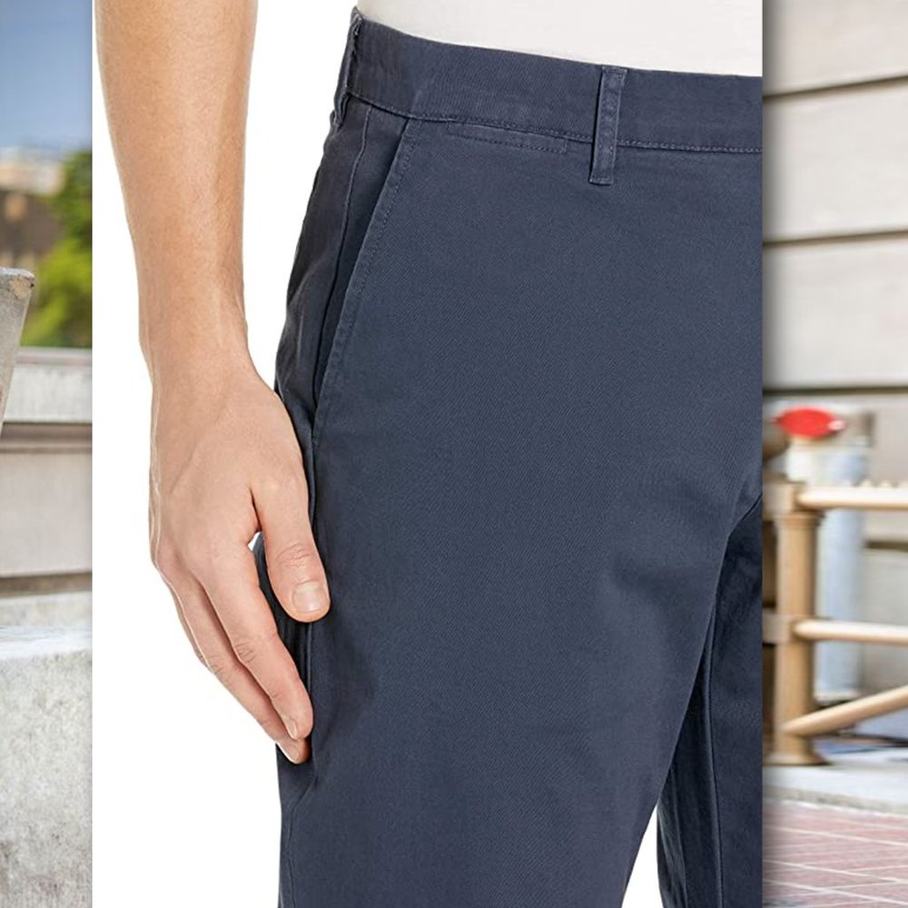 GOODTHREADS Straight-Fit Washed Comfort Stretch Chino Pant NEW WITH TAG!   35x34 - Picture 3 of 9